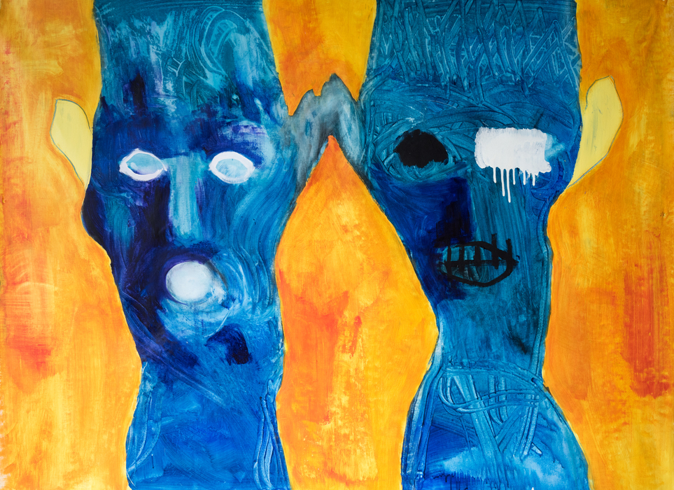 DUO, 2016, acrylics on canvas, 114 cm x 146 cm