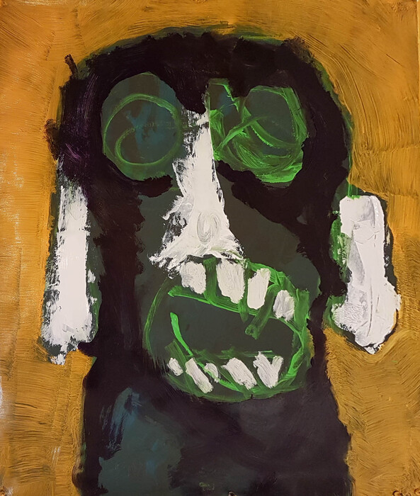 Acrylics, 70cm x 60cm, 2017