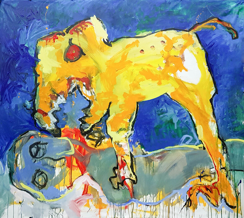 Acrylics, 170cm x 210cm, 2017