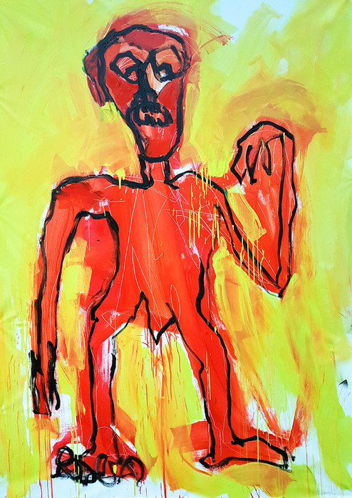 Acrylics, 210cm x 150cm, 2018