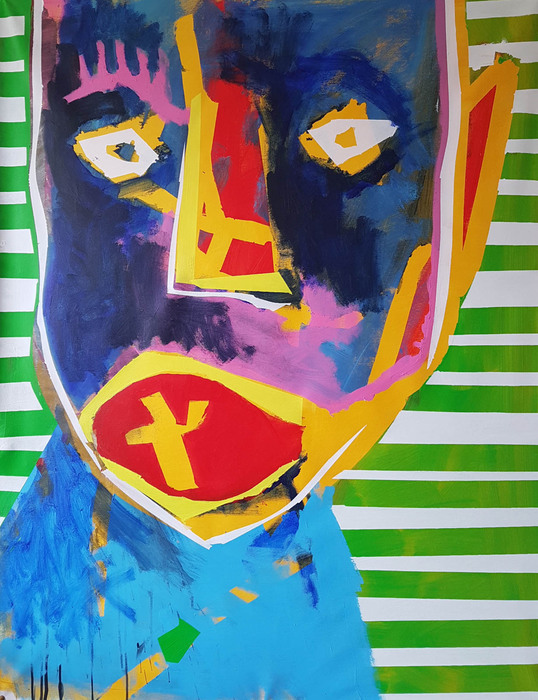 Acrylics, 130cm x 97cm, 2018