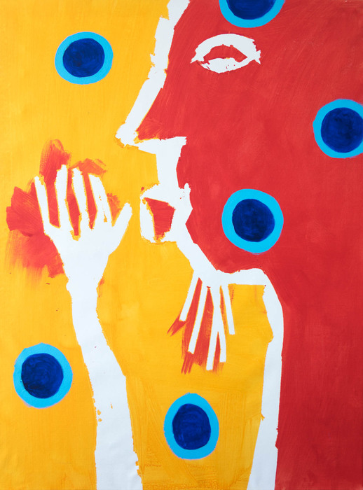 Appel à Abram Tarma. Acrylics, 130cm x 97cm, 2018