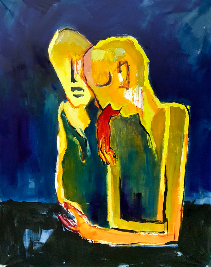Acrylics on canvas, 210 x 170 cm, 2018