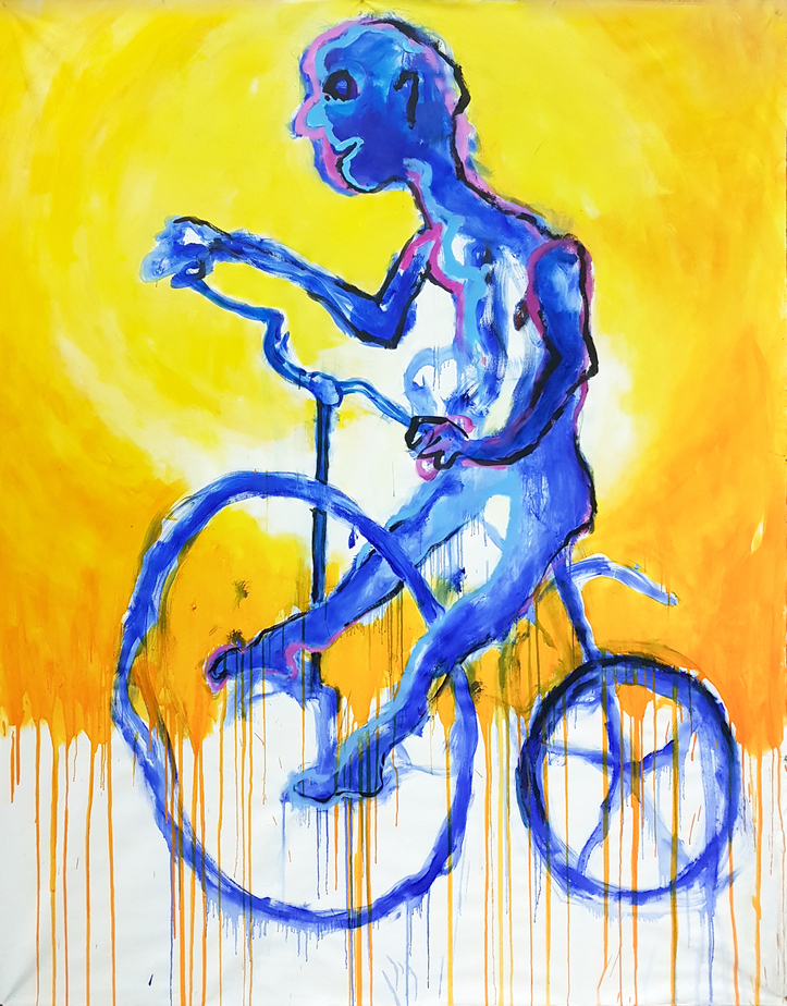 Acrylics on canvas, 210 x 170 cm, 2019