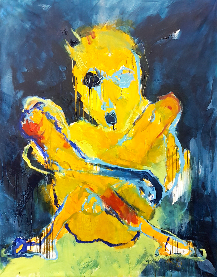 Acrylics on canvas, 210 x 170 cm, 2019
