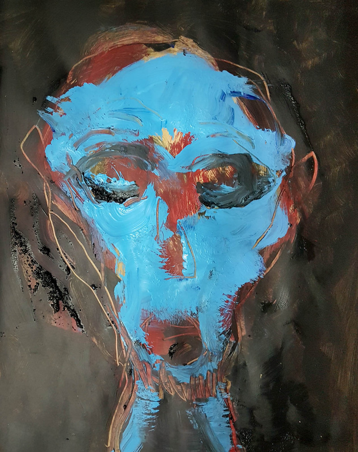 Acrylics. 65 x 50 cm. 2019