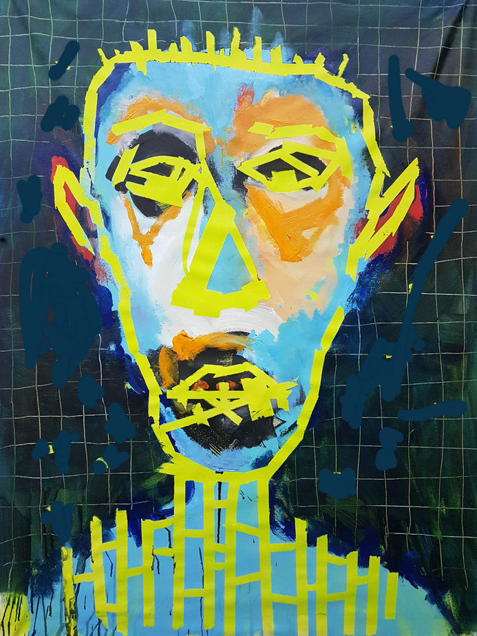 Acrylics. 210 x 170 cm. 2019
