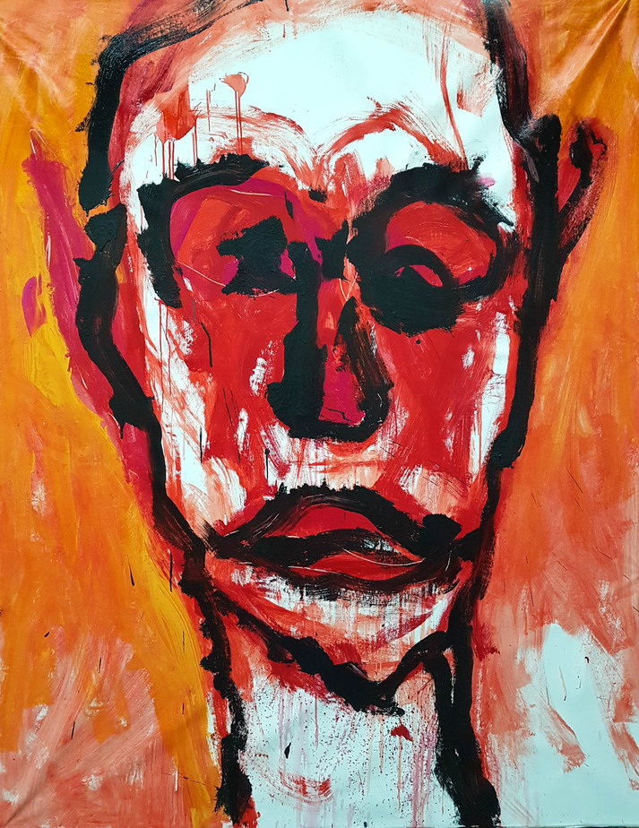 Acrylics. 210 x 170 cm. 2019