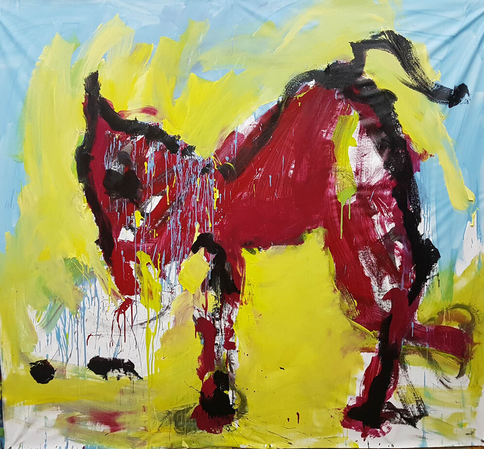 Acrylics. 210 x 170 cm. 2019
