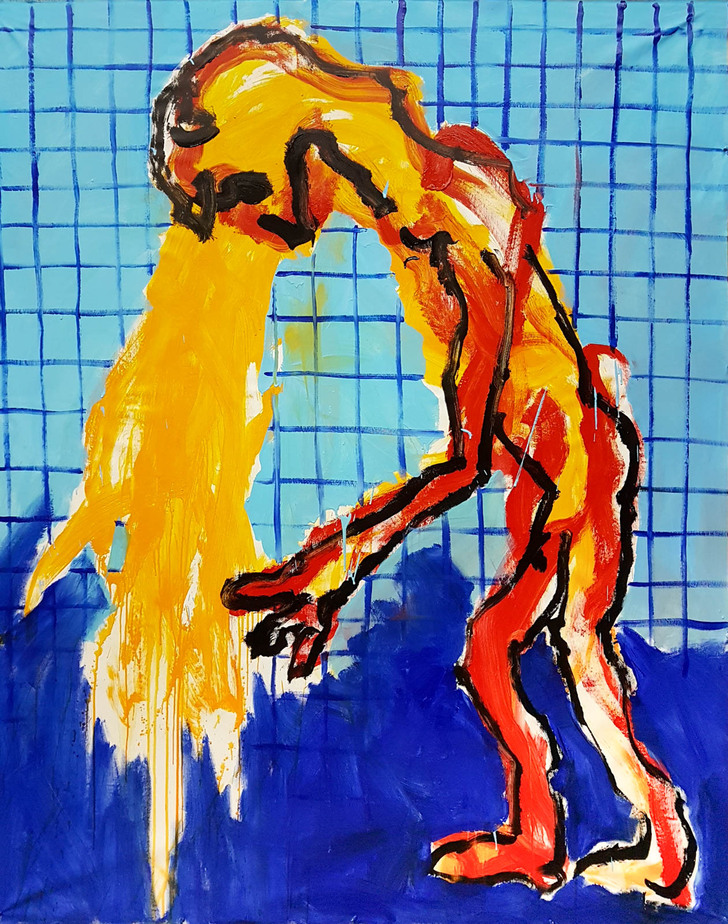 Acrylics. 210 x 170 cm. 2019