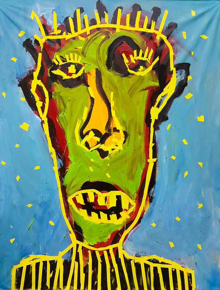 Acrylics. 210 x 170 cm. 2020
