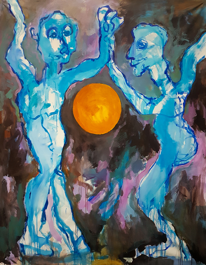 Acrylics. 210 x 170 cm. 2020