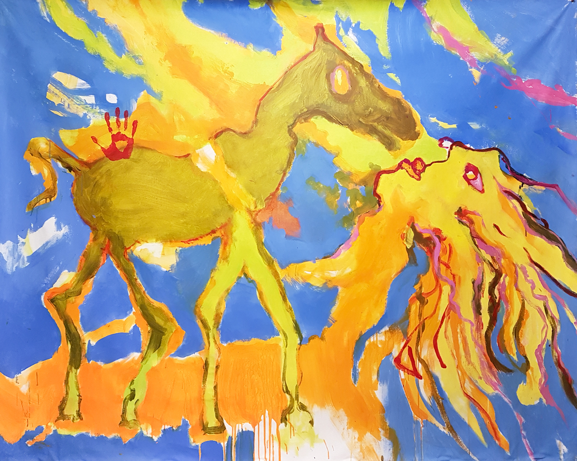 Acrylics. 170 x 210 cm. 2020