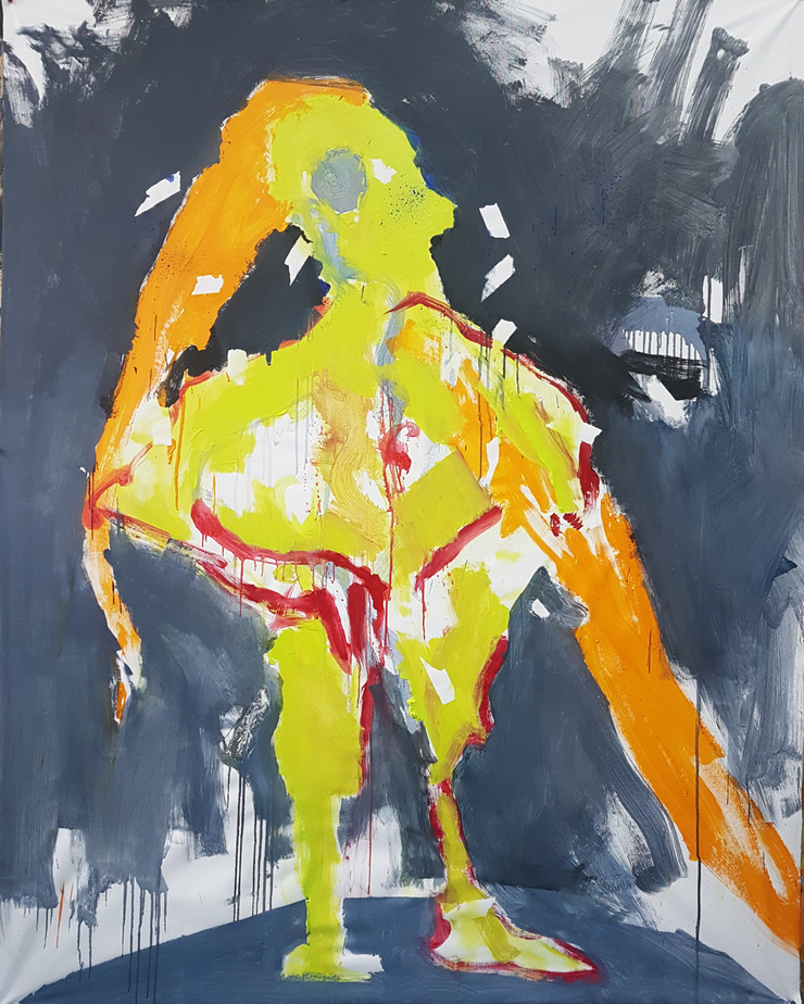 Acrylics. 210 x 170 cm. 2020