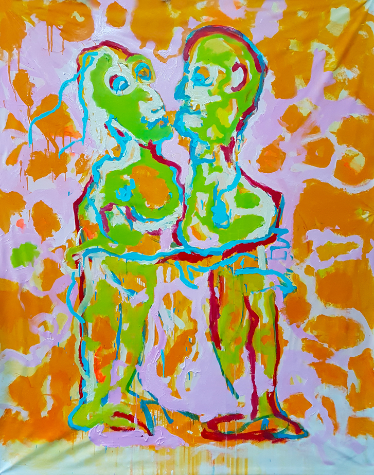 Acrylics. 210 x 170 cm. 2020