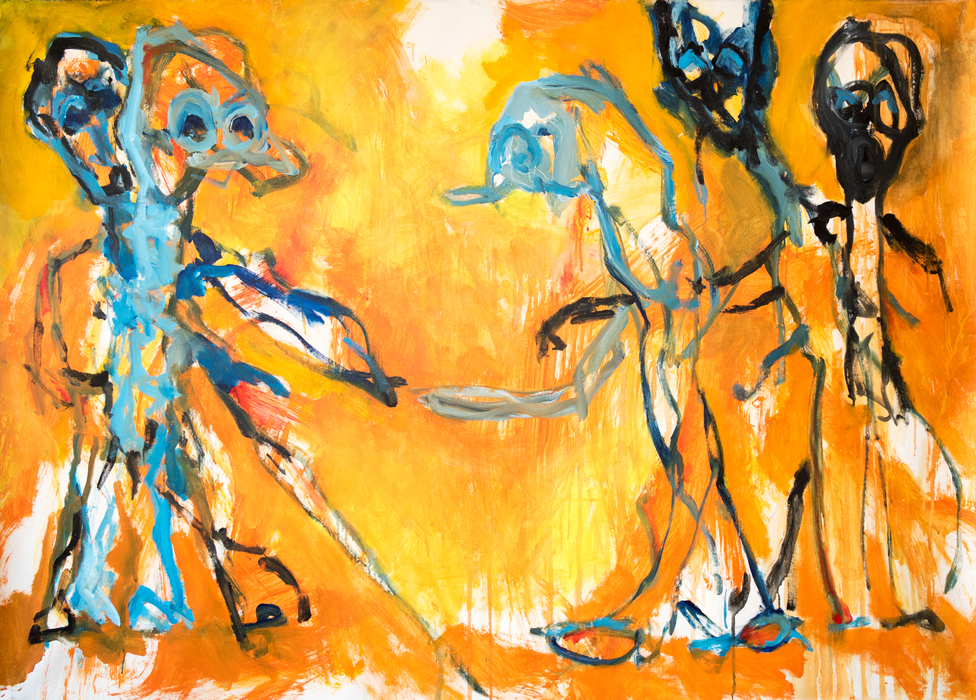 Acrylics, 100 cm x 150 cm