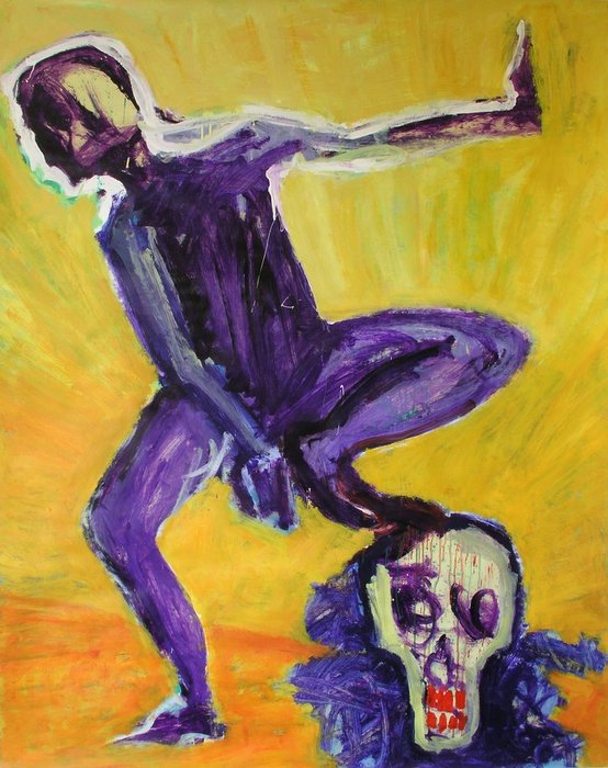 Danse diable, 2007, 160 cm x 127 cm, acrylics.