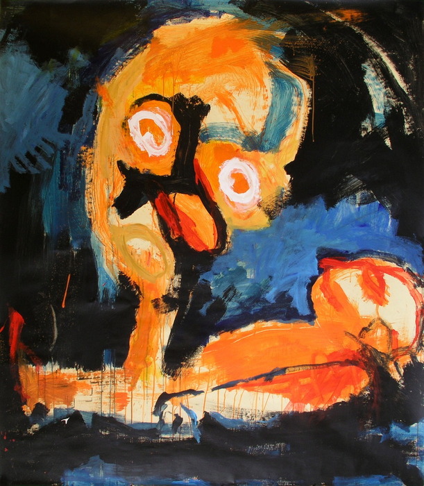 Nocturne double, 2008, 160 cm x 140 cm, acrylics.