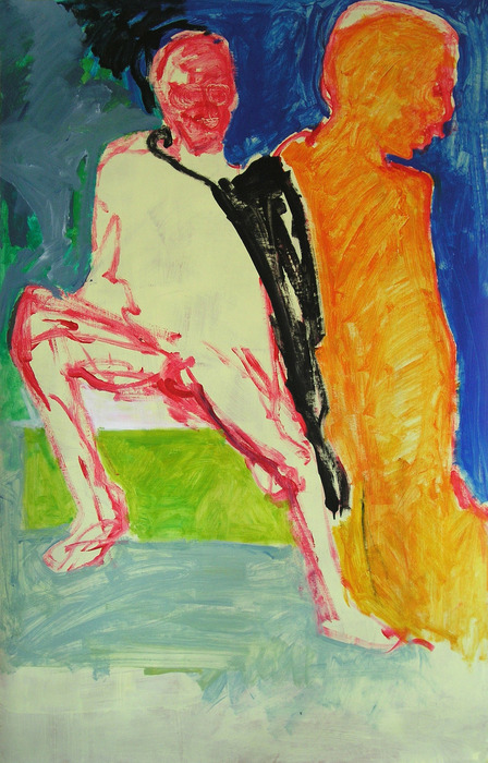 2005, 160 cm x 100 cm, acrylics.