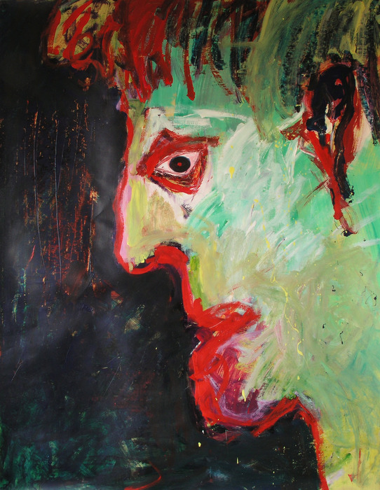 2007, 160 cm x 124 cm, acrylics.