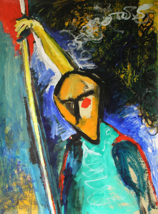 2007, 160 cm x 118 cm, acrylics.