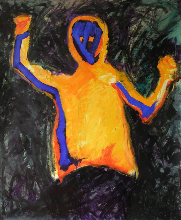 2007, 160 cm x 133 cm, acrylics.