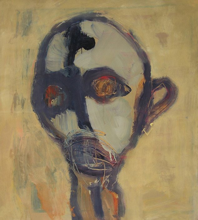 Head, 2009, 70 cm x 60 cm, acrylics