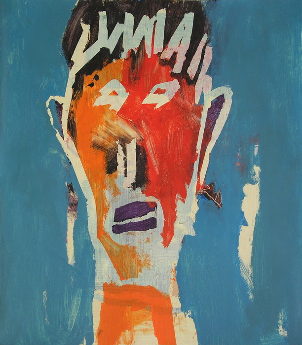 Head, 2009, 100 cm x 80 cm, acrylics