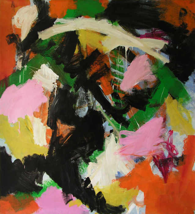 2008, 160 cm x 150 cm, acrylics.