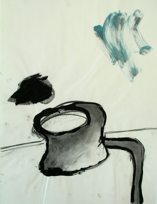 Drawing, 2008, 65 cm x 50 cm, mixed media.