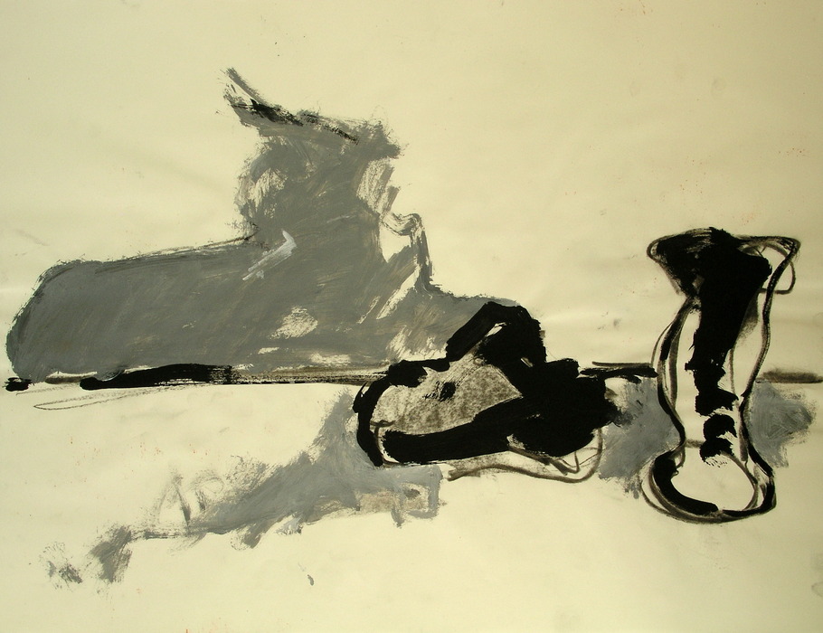 Drawing, 2008, 50 cm x 65 cm, mixed media.