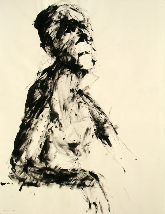 Drawing, 2008, 65 cm x 50 cm, mixed media.