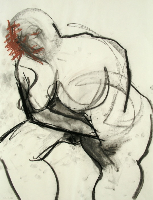 Drawing, 2008, 65 cm x 50 cm, mixed media.