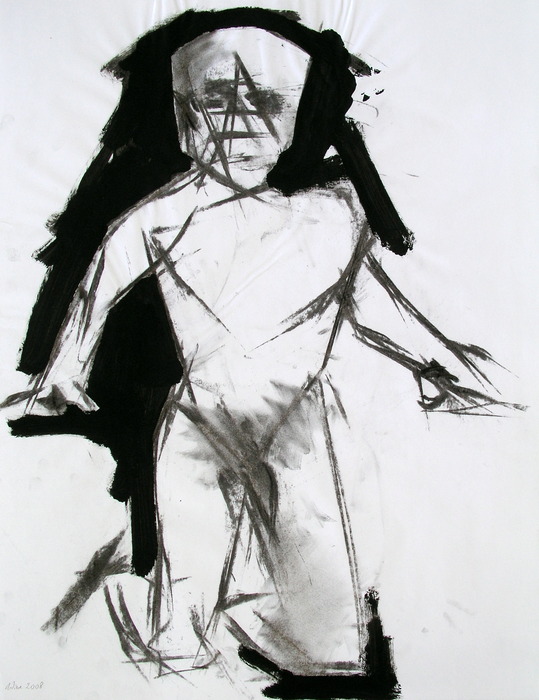 Drawing, 2008, 65 cm x 50 cm, mixed media.