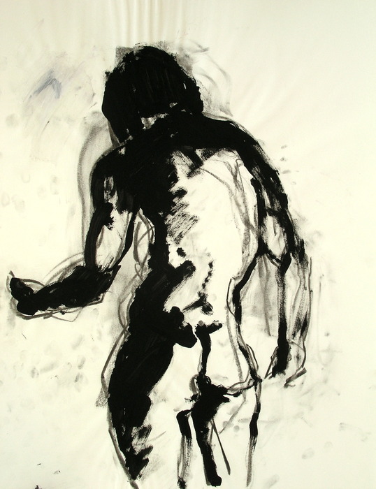 Drawing, 2008, 65 cm x 50 cm, mixed media.