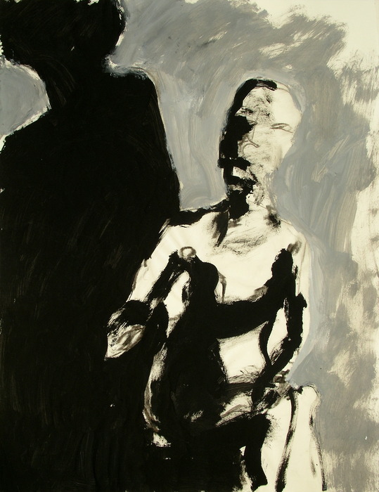 Drawing, 2008, 65 cm x 50 cm, mixed media.
