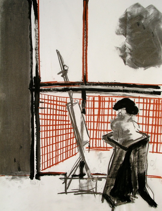 Drawing, 2008, 65 cm x 50 cm, mixed media.
