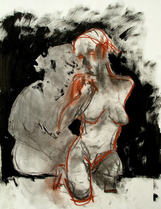 Drawing, 2008, 65 cm x 50 cm, mixed media.