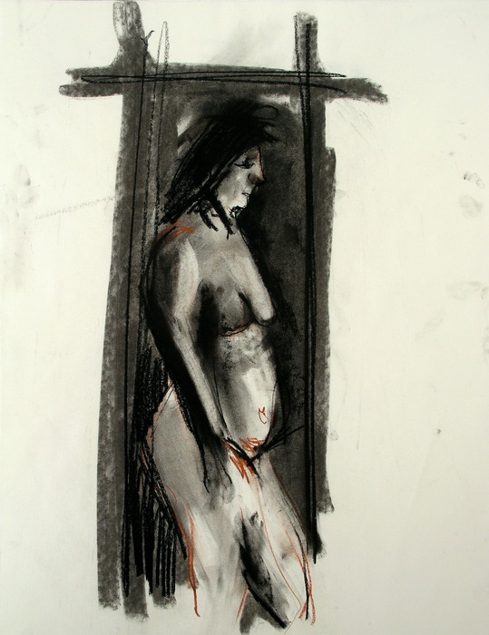 Drawing, 2008, 65 cm x 50 cm, mixed media.