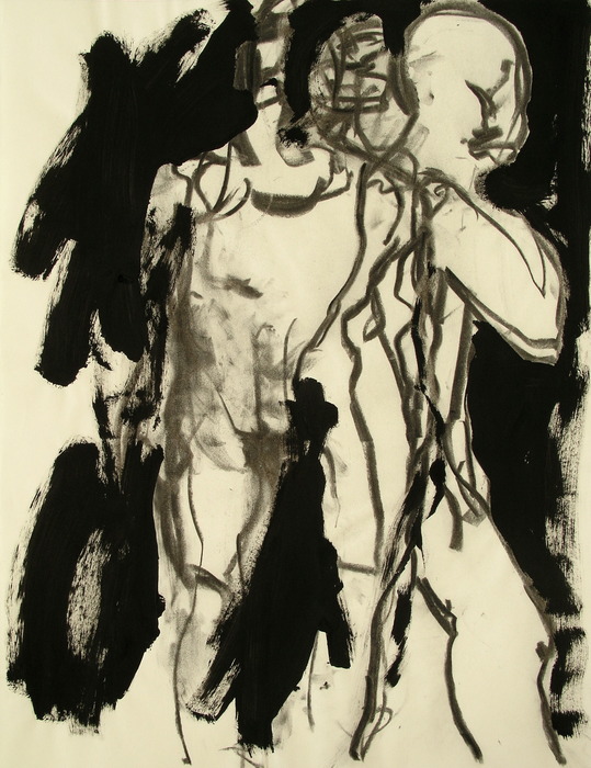 Drawing, 2008, 65 cm x 50 cm, mixed media.