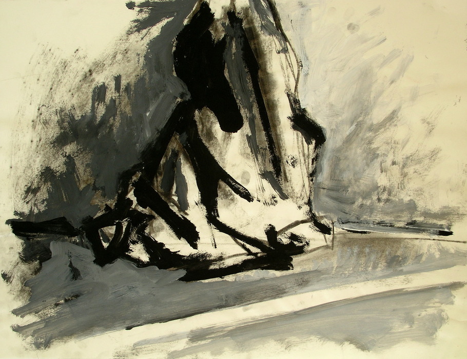 Drawing, 2008, 50 cm x 65 cm, mixed media.