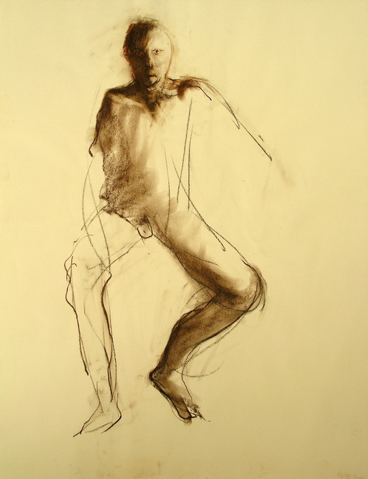 Drawing, 2008, 65 cm x 50 cm, mixed media.