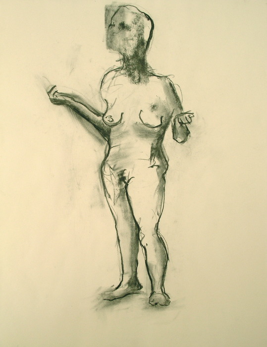 Drawing, 2008, 65 cm x 50 cm, mixed media.