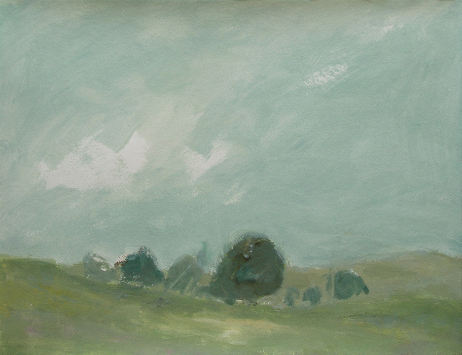 California, 2010, 45 cm x 59 cm, acrylics.