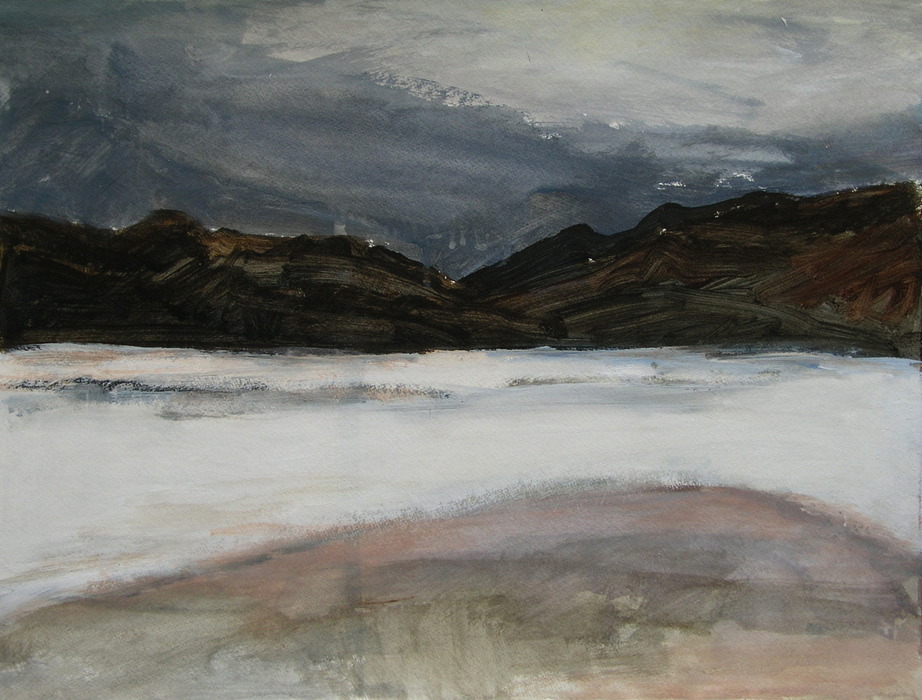 Death Valley, 2006, 45 cm x 59 cm, acrylics.