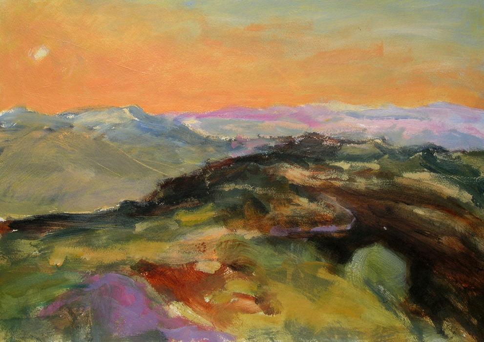 California, 2010, 45 cm x 59 cm, acrylics.