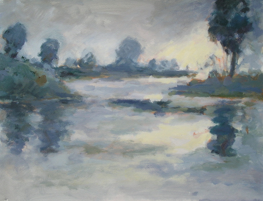 California, 2010, 45 cm x 59 cm, acrylics.