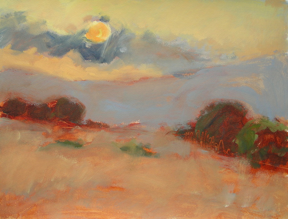 California, 2010, 45 cm x 59 cm, acrylics.