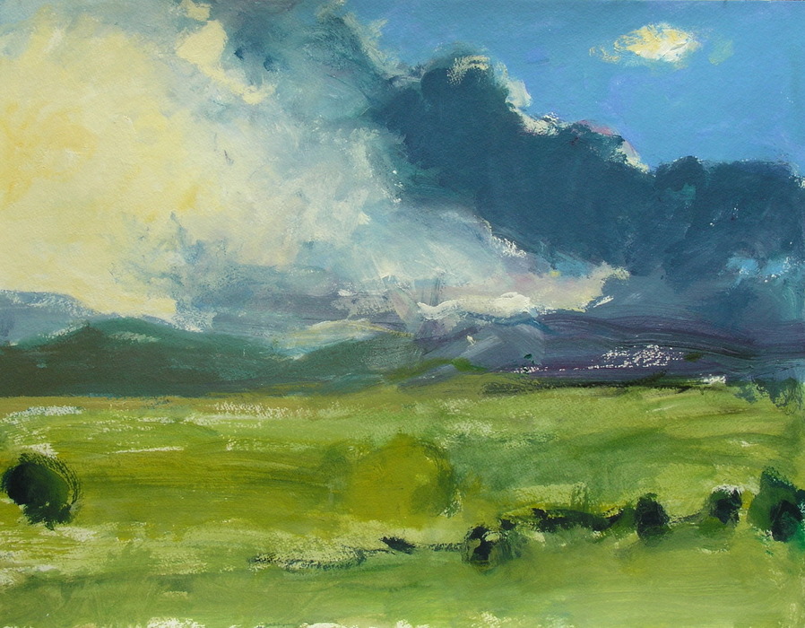California, 2010, 45 cm x 59 cm, acrylics.