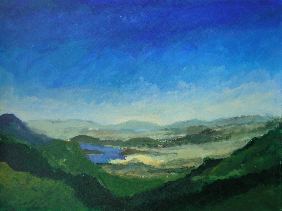 California, 2010, 45 cm x 59 cm, acrylics.